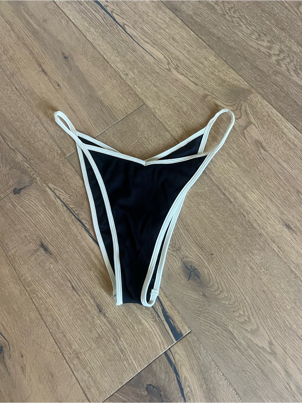 Pixie Bikini Bottom with Cream Trim